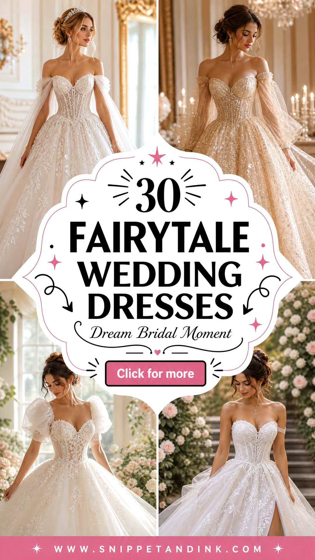 30 Fairytale Wedding Dresses for a Dream Bridal Moment - 30 Fairytale Wedding Dresses for a Dream Bridal Moment