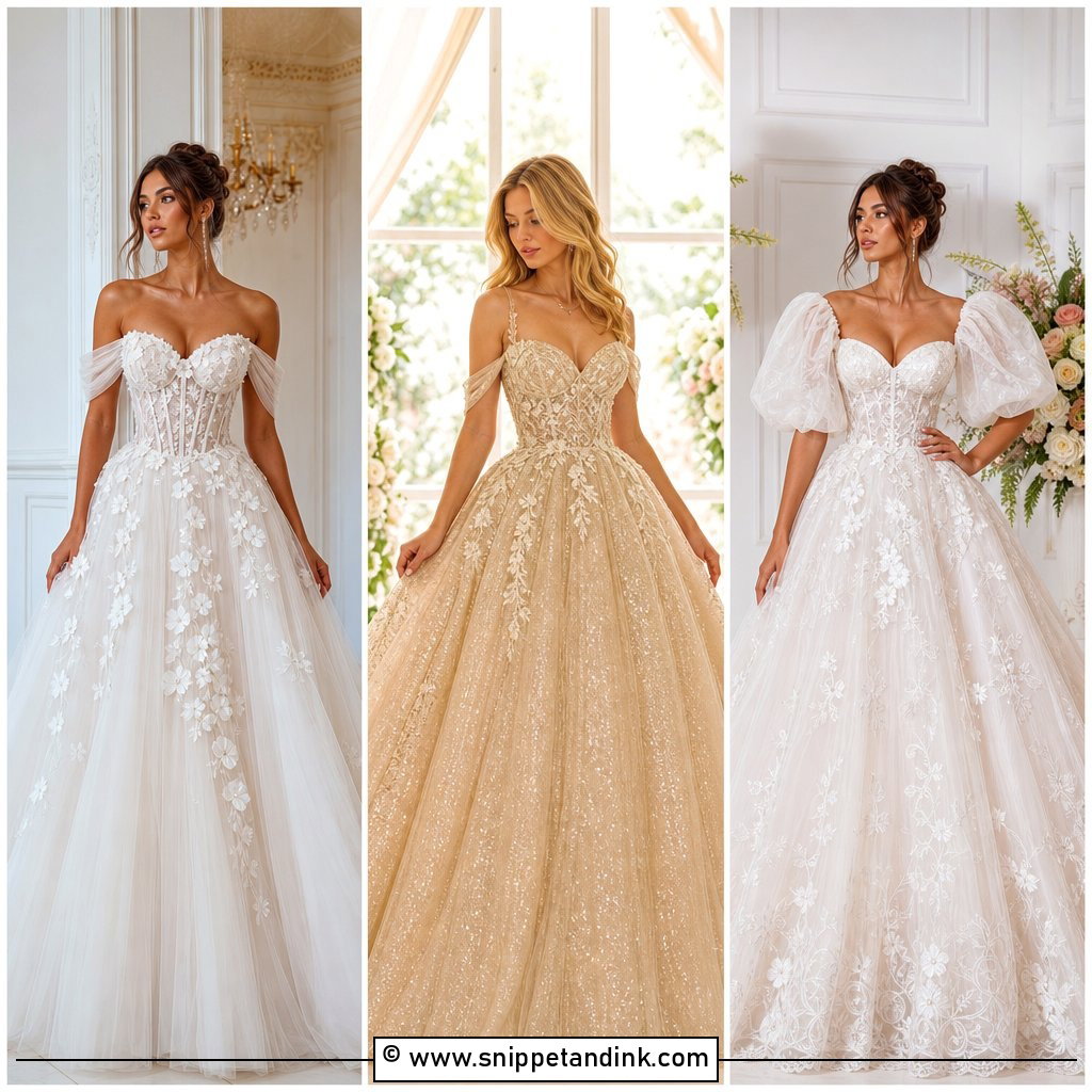 30 Fairytale Wedding Dresses for a Dream Bridal Moment