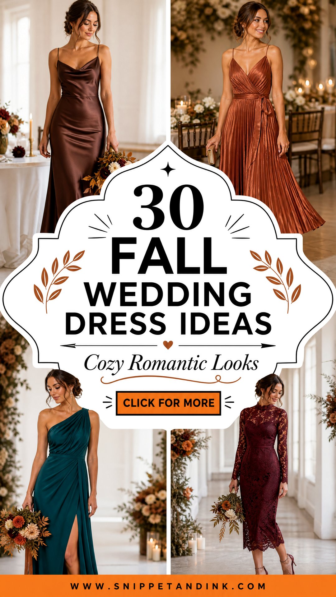 30 Fall Wedding Dress Ideas for Cozy Romantic Brides - 30 Fall Wedding Dress Ideas for Cozy, Romantic Brides