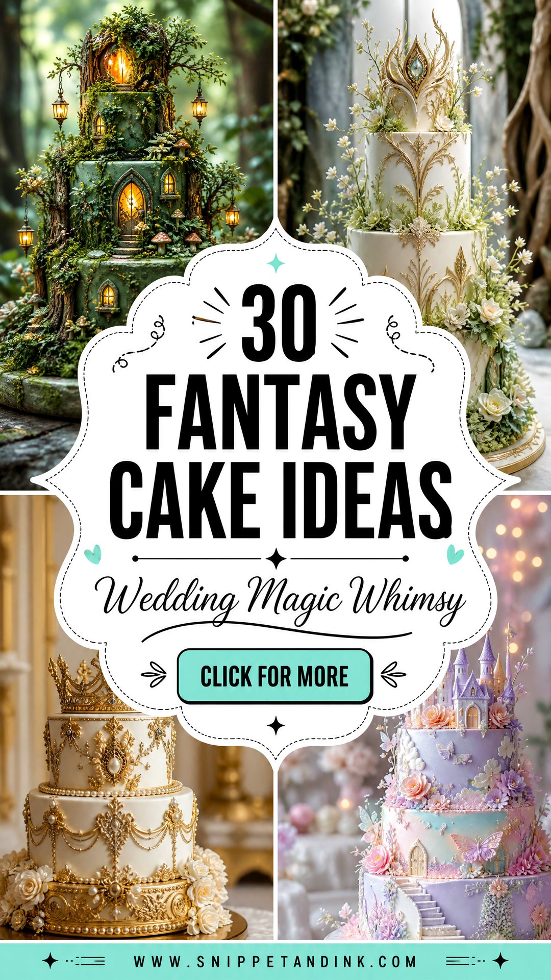 30 Fantasy Cake Ideas for Wedding Magic and Whimsy Trends - 30 Fantasy Cake Ideas for Wedding Magic and Whimsy Trends
