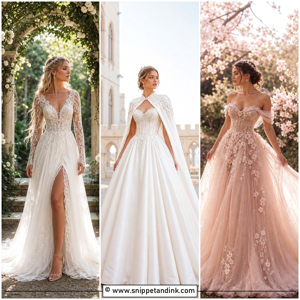 30 Fantasy Inspired Wedding Dress Ideas for Magical Brides
