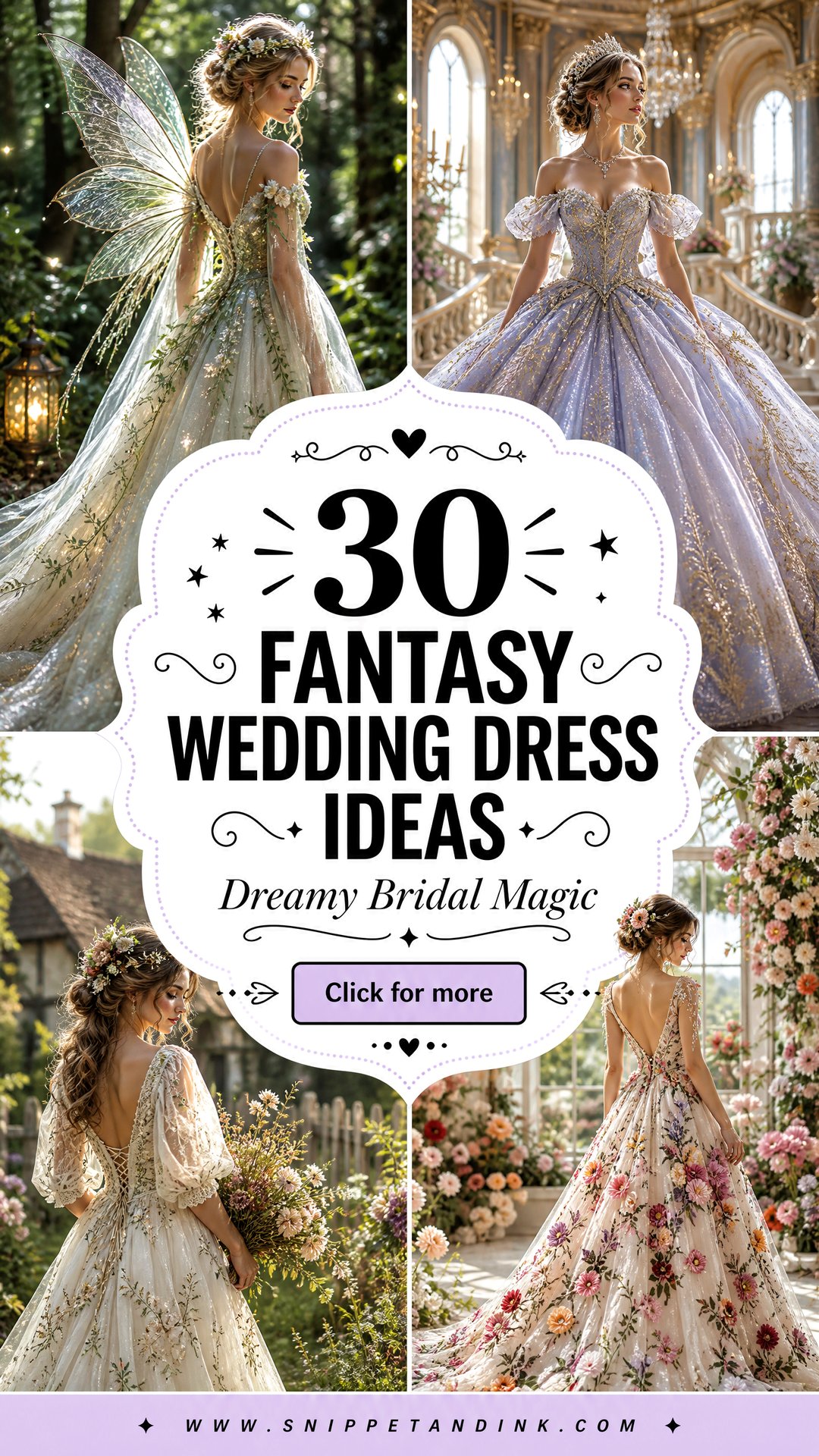 30 Fantasy Wedding Dress Ideas for Magical Bridal Style - 30 Fantasy Wedding Dress Ideas for Magical Bridal Style