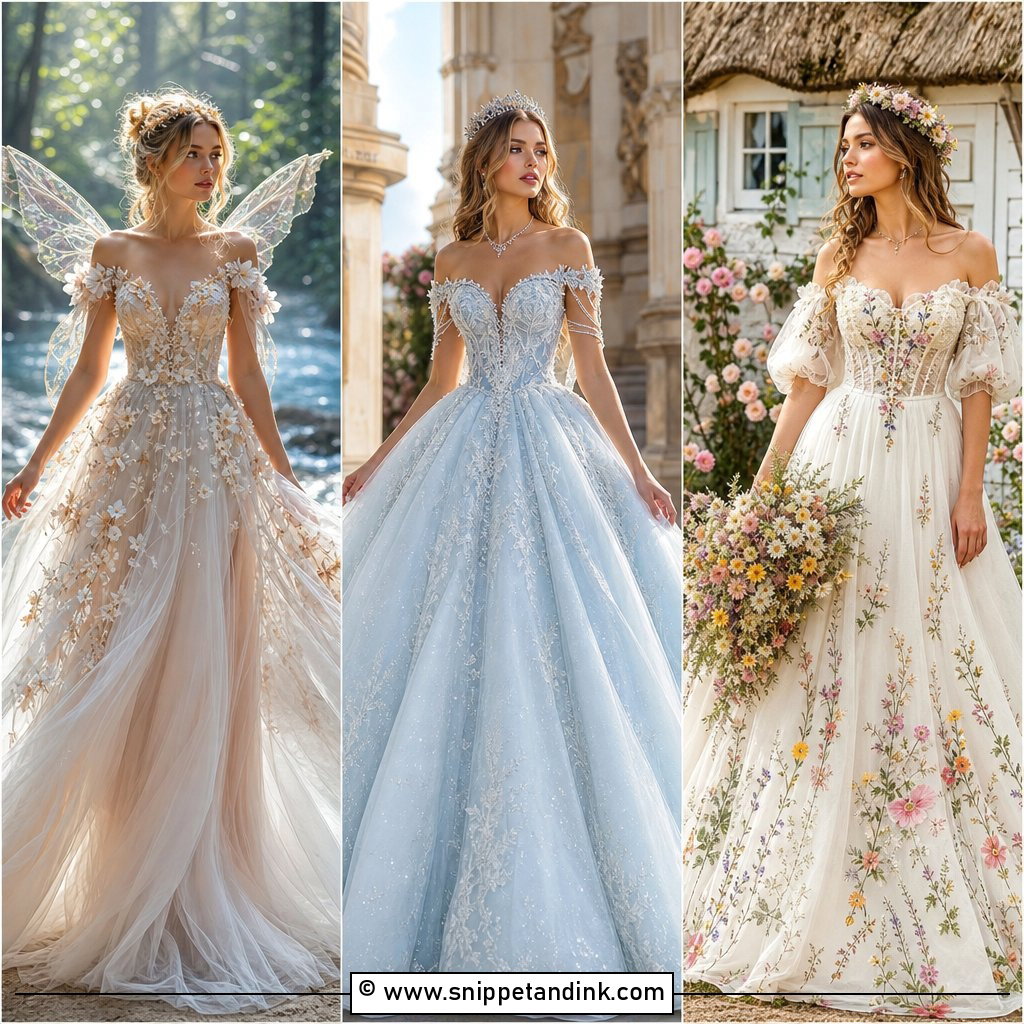 30 Fantasy Wedding Dress Ideas for Magical Bridal Style