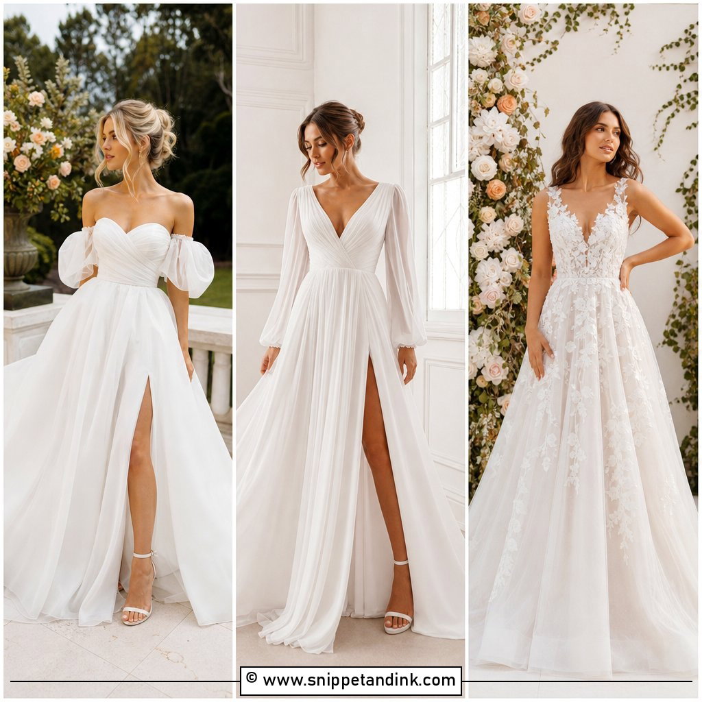 30 Flowy Wedding Dress Ideas for Effortless Bridal Style