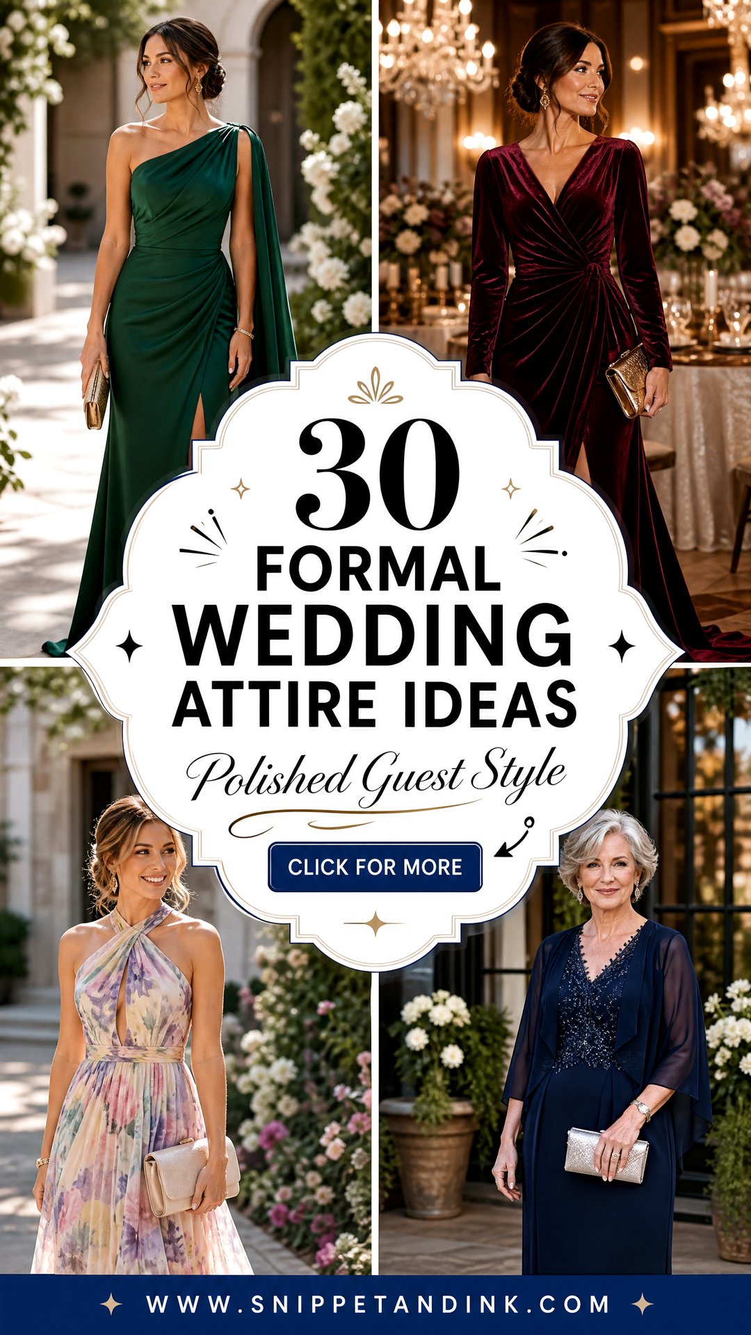 30 Formal Wedding Attire Ideas for Polished Guest Style - 30 Formal Wedding Attire Ideas for Polished Guest Style