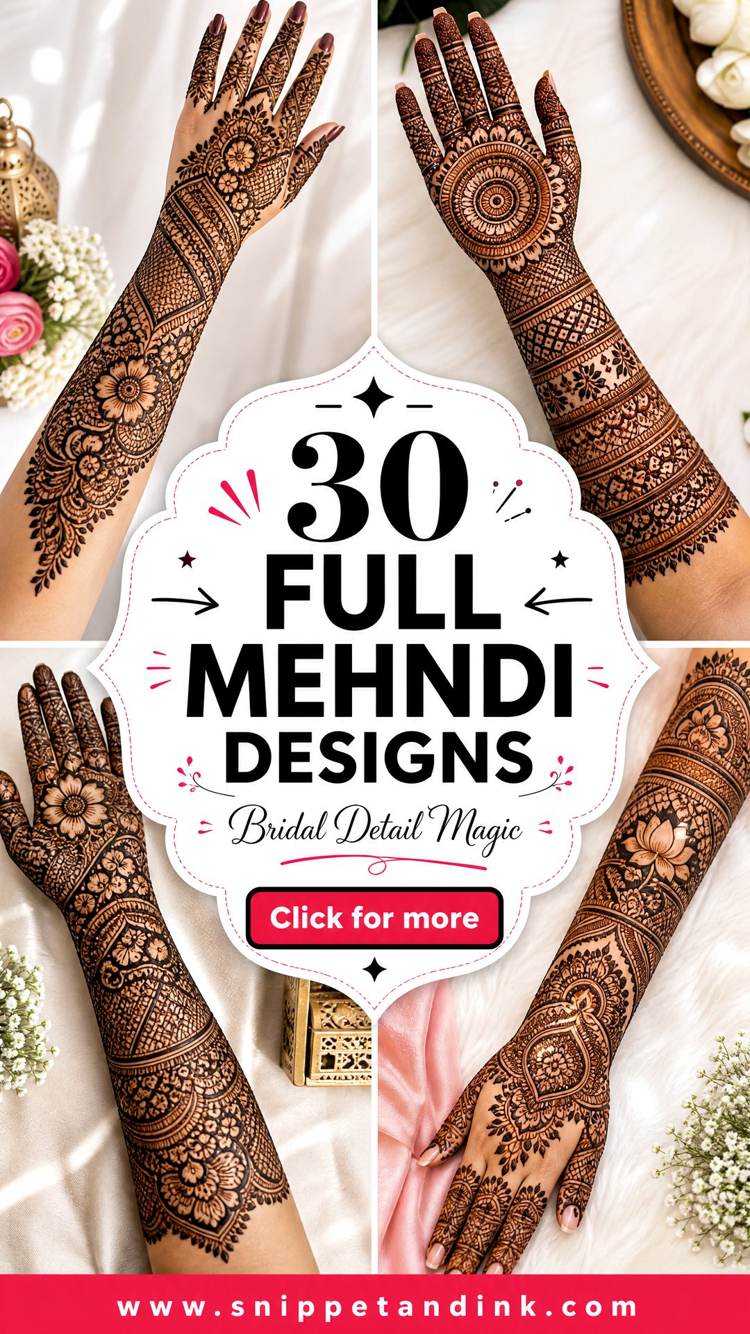 30 Full Mehndi Designs for Brides Who Love Detail - 30 Full Mehndi Designs for Brides Who Love Detail