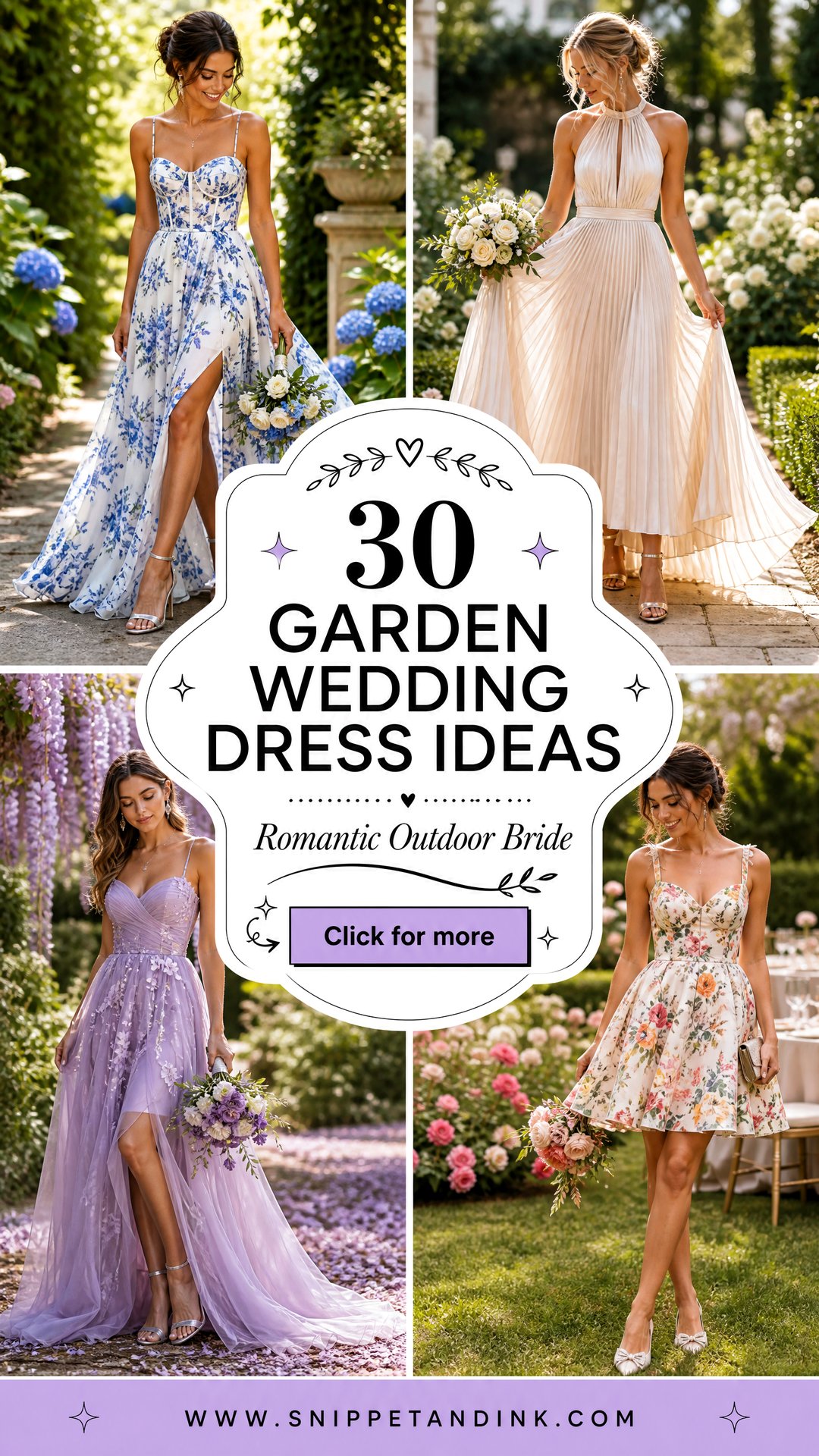 30 Garden Wedding Dress Ideas for Romantic Outdoor Brides - 30 Garden Wedding Dress Ideas for Romantic Outdoor Brides