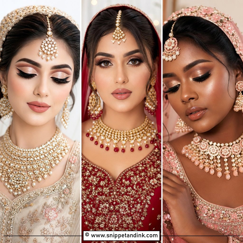 30 Glam Wedding Makeup Ideas for a Radiant Luxe Look