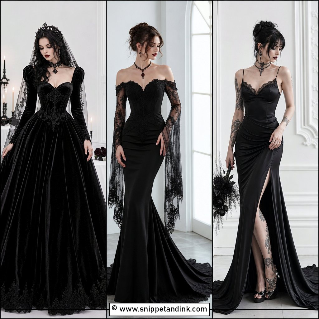 30 Goth Wedding Dress Ideas for Dark Romantic Brides