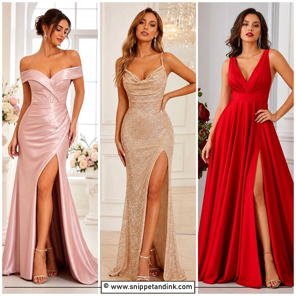 30 Gown Ideas for Weddings Parties and Elegant Nights