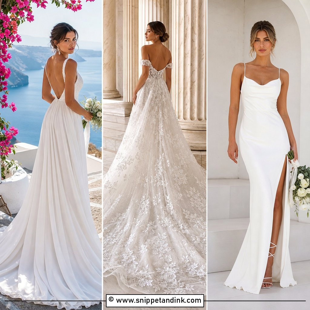 30 Greek Wedding Dress Ideas for Timeless Goddess Style
