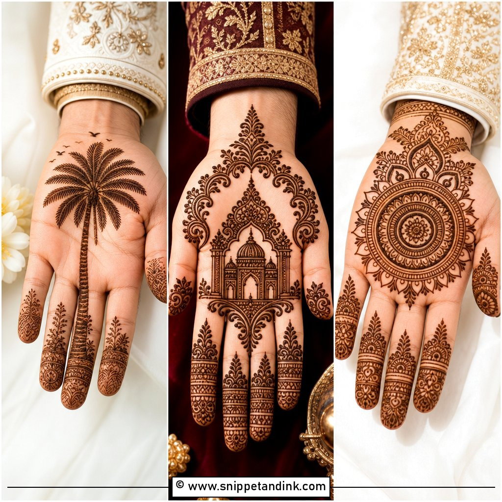 30 Groom Mehndi Design Ideas for a Stylish Wedding Detail