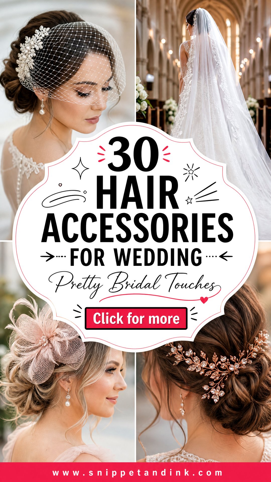 30 Hair Accessories for Wedding Pretty Bridal Finishing Touches - 30 Hair Accessories for Wedding: Pretty Bridal Finishing Touches