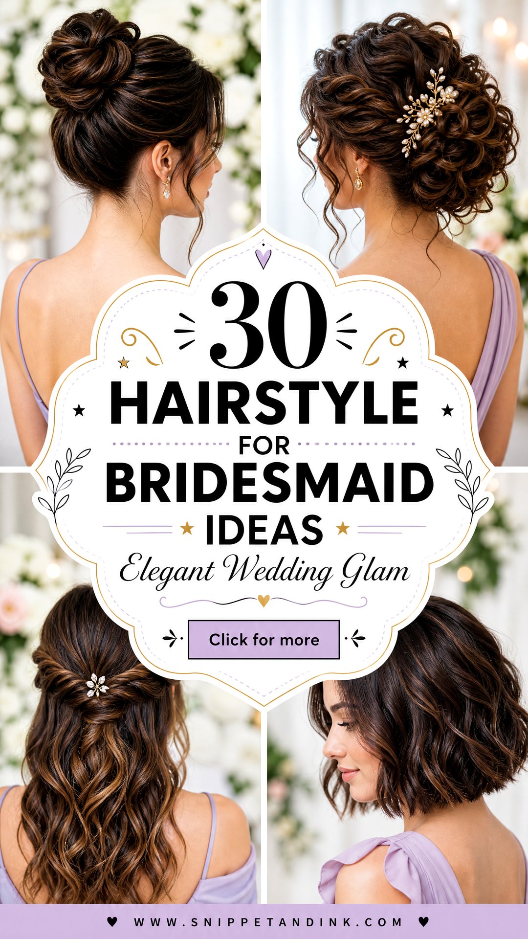 30 Hairstyle for Bridesmaid Ideas for Elegant Wedding Glam - 30 Hairstyle for Bridesmaid Ideas for Elegant Wedding Glam