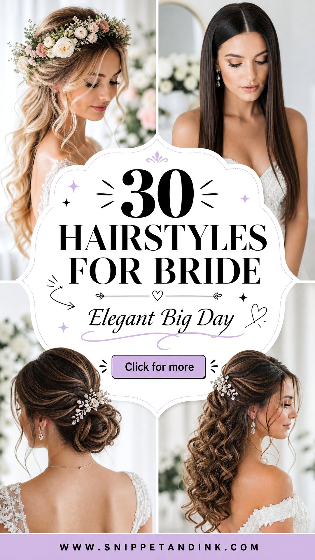 30 Hairstyles for Bride Elegant Looks for Your Big Day - 30 Hairstyles for Bride: Elegant Looks for Your Big Day