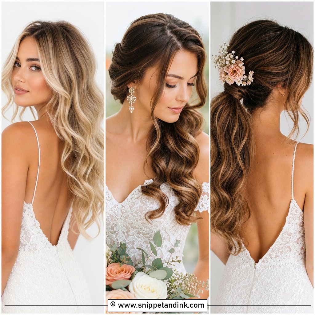 30 Hairstyles for Engagement Dreamy Looks Brides-to-Be Love