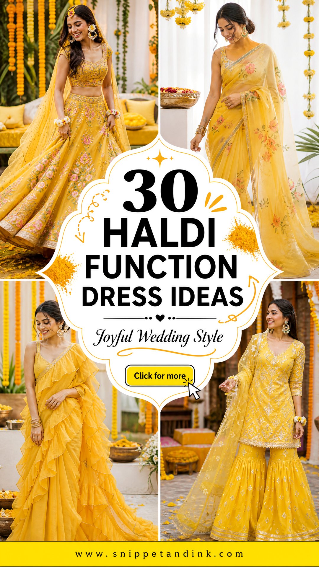 30 Haldi Function Dress Ideas for Joyful Wedding Style - 30 Haldi Function Dress Ideas for Joyful Wedding Style