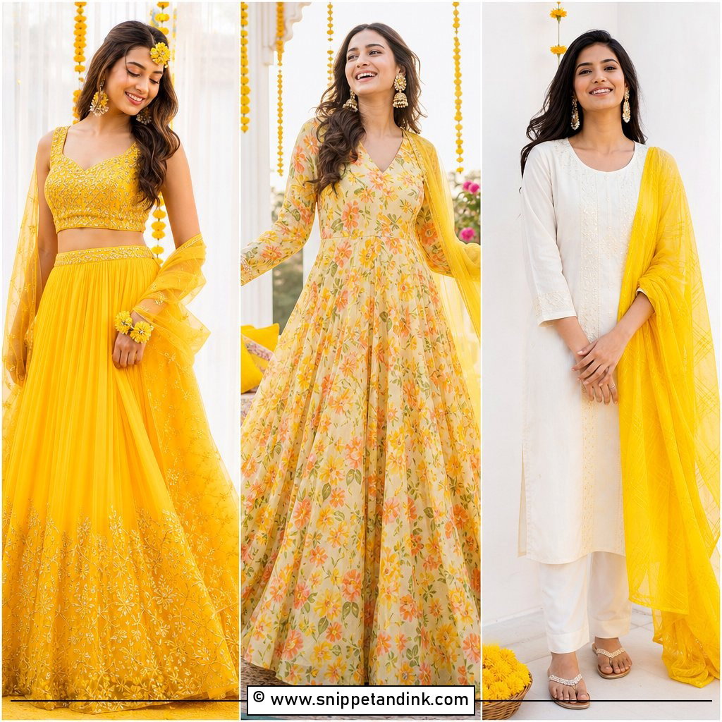 30 Haldi Outfit Ideas Bridesmaid Will Love This Season
