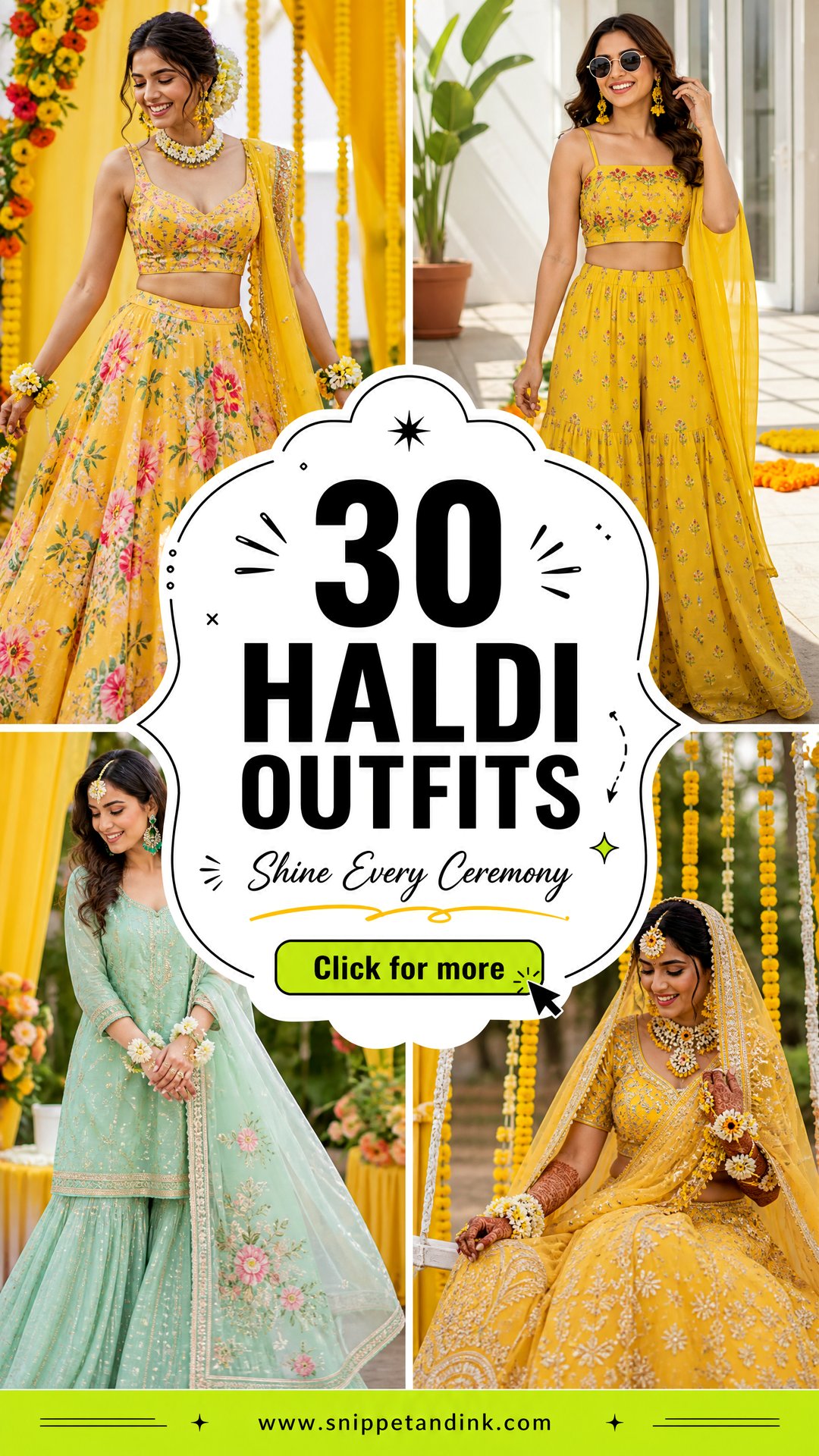 30 Haldi Outfits for Women to Shine at Every Ceremony - 30 Haldi Outfits for Women to Shine at Every Ceremony