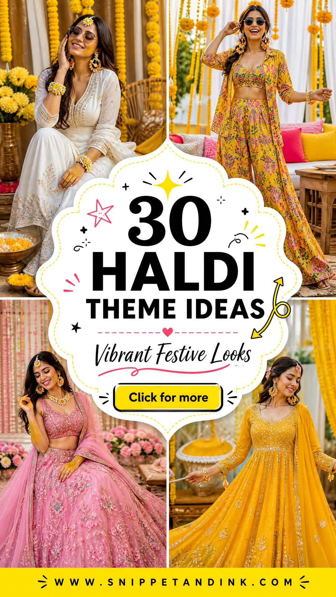 30 Haldi Theme Ideas Outfit Looks for Vibrant Celebrations - 30 Haldi Theme Ideas Outfit Looks for Vibrant Celebrations