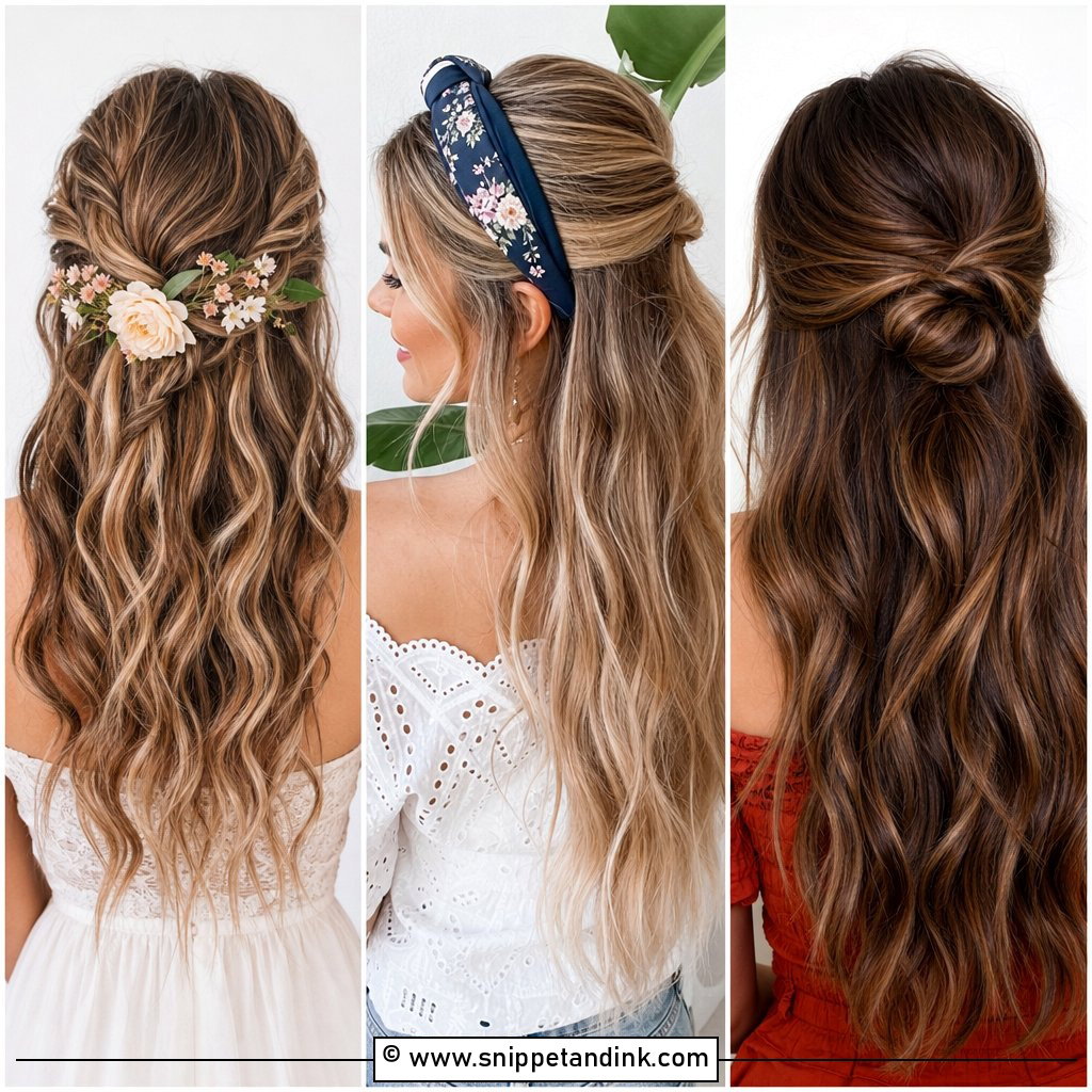 30 Half-Up Half-Down Bride Hairstyles For A Romantic Look