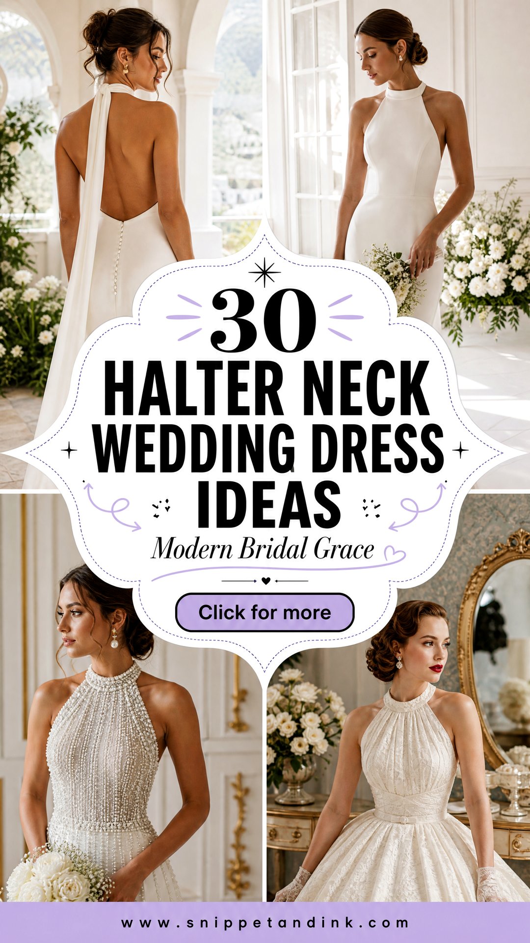 30 Halter Neck Wedding Dress Ideas for Modern Brides - 30 Halter Neck Wedding Dress Ideas for Modern Brides