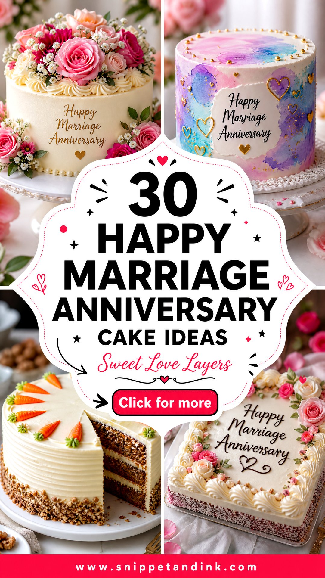 30 Happy Marriage Anniversary Cake Ideas Couples Will Love - 30 Happy Marriage Anniversary Cake Ideas Couples Will Love