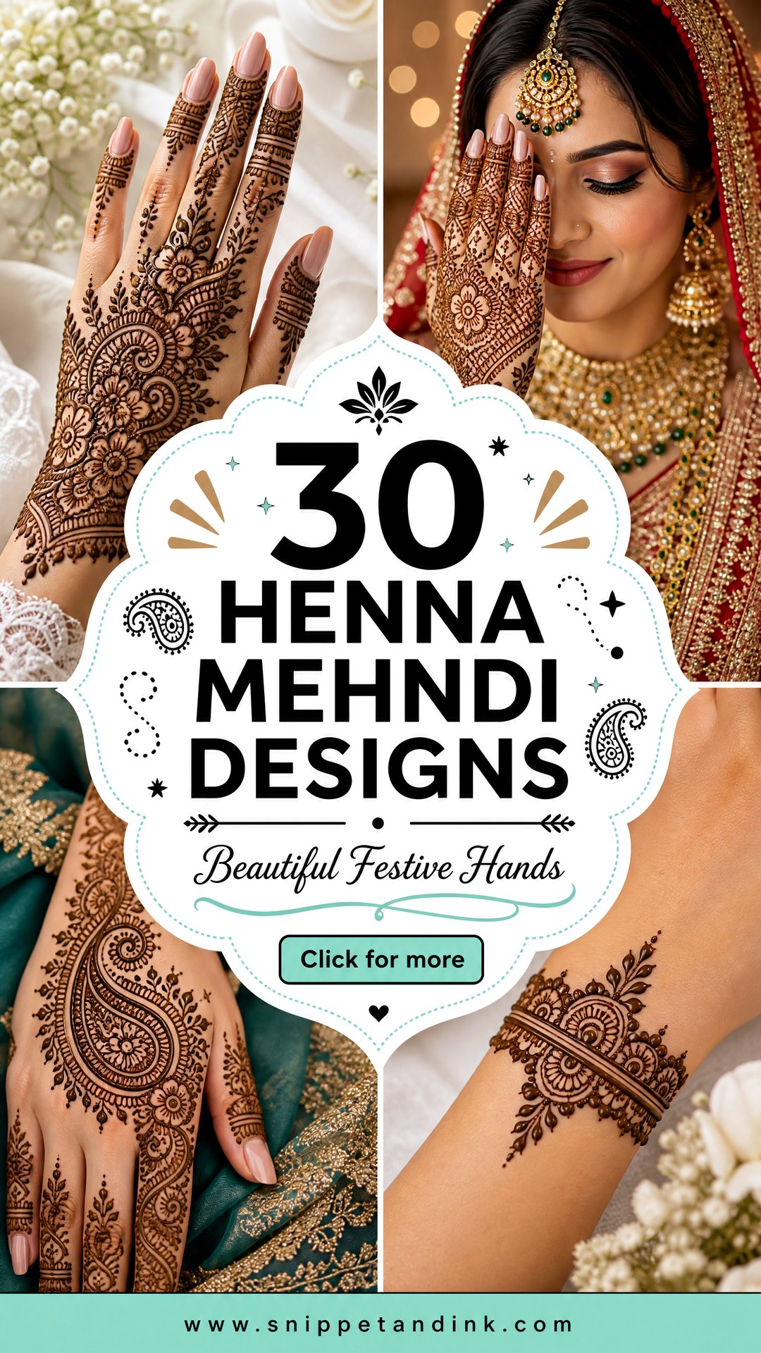 30 Henna Mehndi Designs For Beautiful Bridal And Festive Hands - 30 Henna Mehndi Designs For Beautiful Bridal And Festive Hands