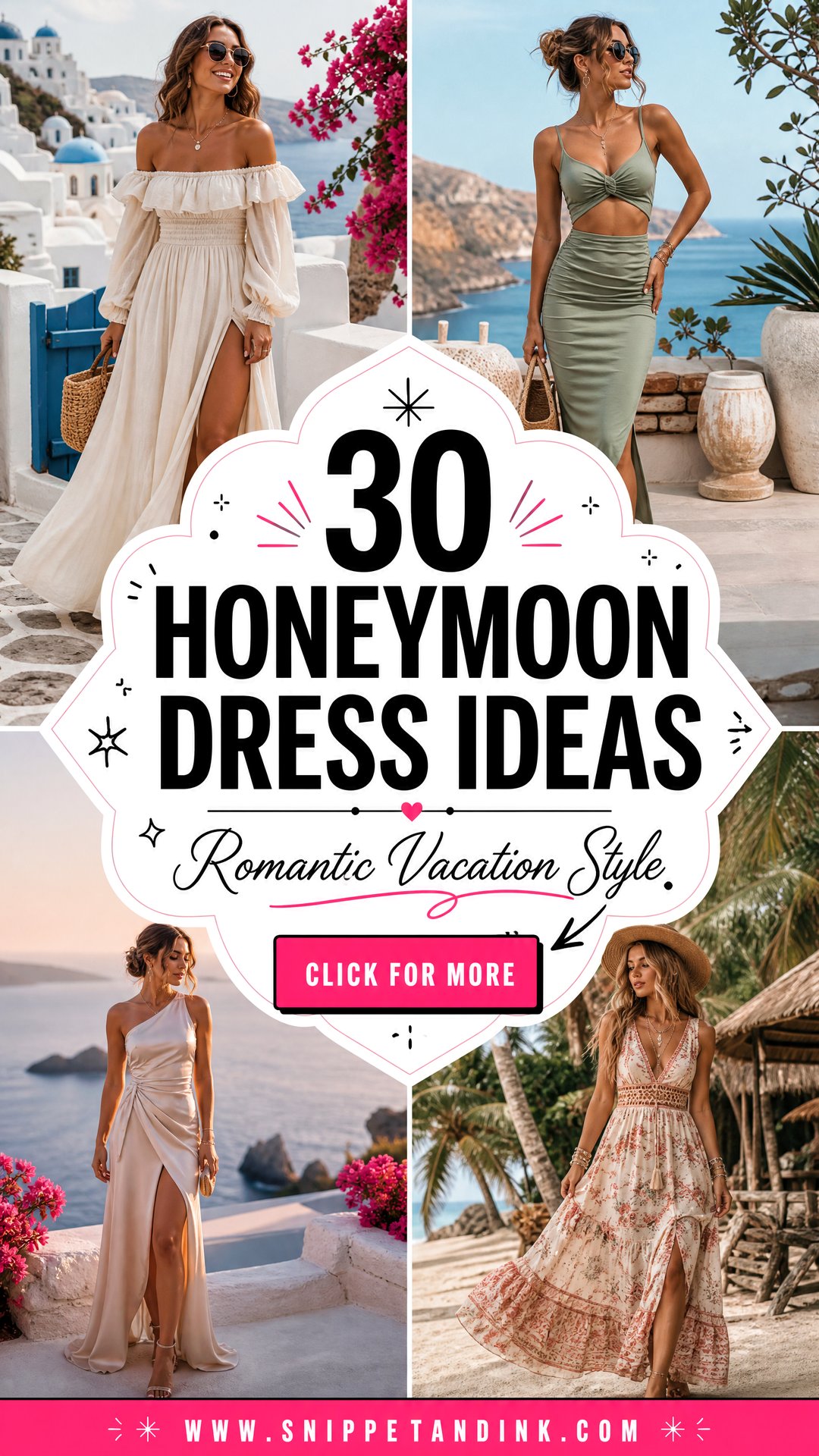30 Honeymoon Dress Ideas for Romantic Vacation Style This Year - 30 Honeymoon Dress Ideas for Romantic Vacation Style This Year