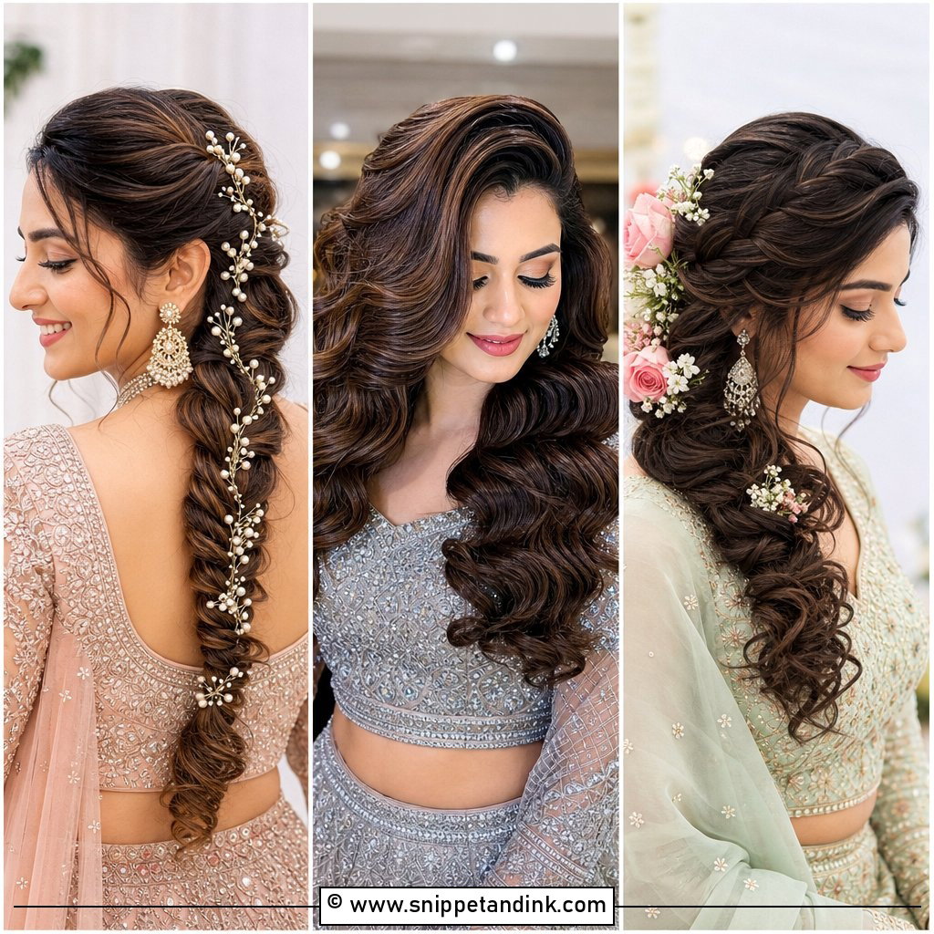30 Indian Bridal Hairstyles For A Stunning Wedding Look