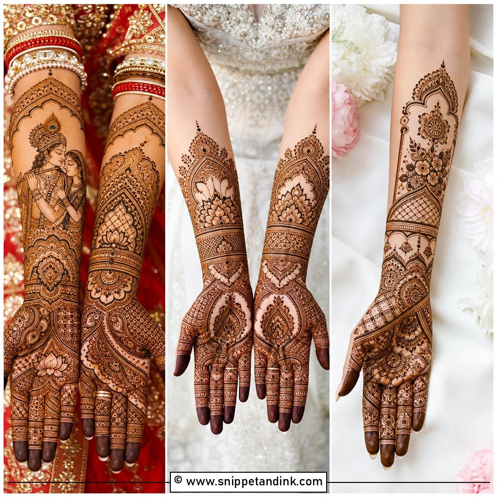30 Indian Bridal Mehndi Designs For A Meaningful Look
