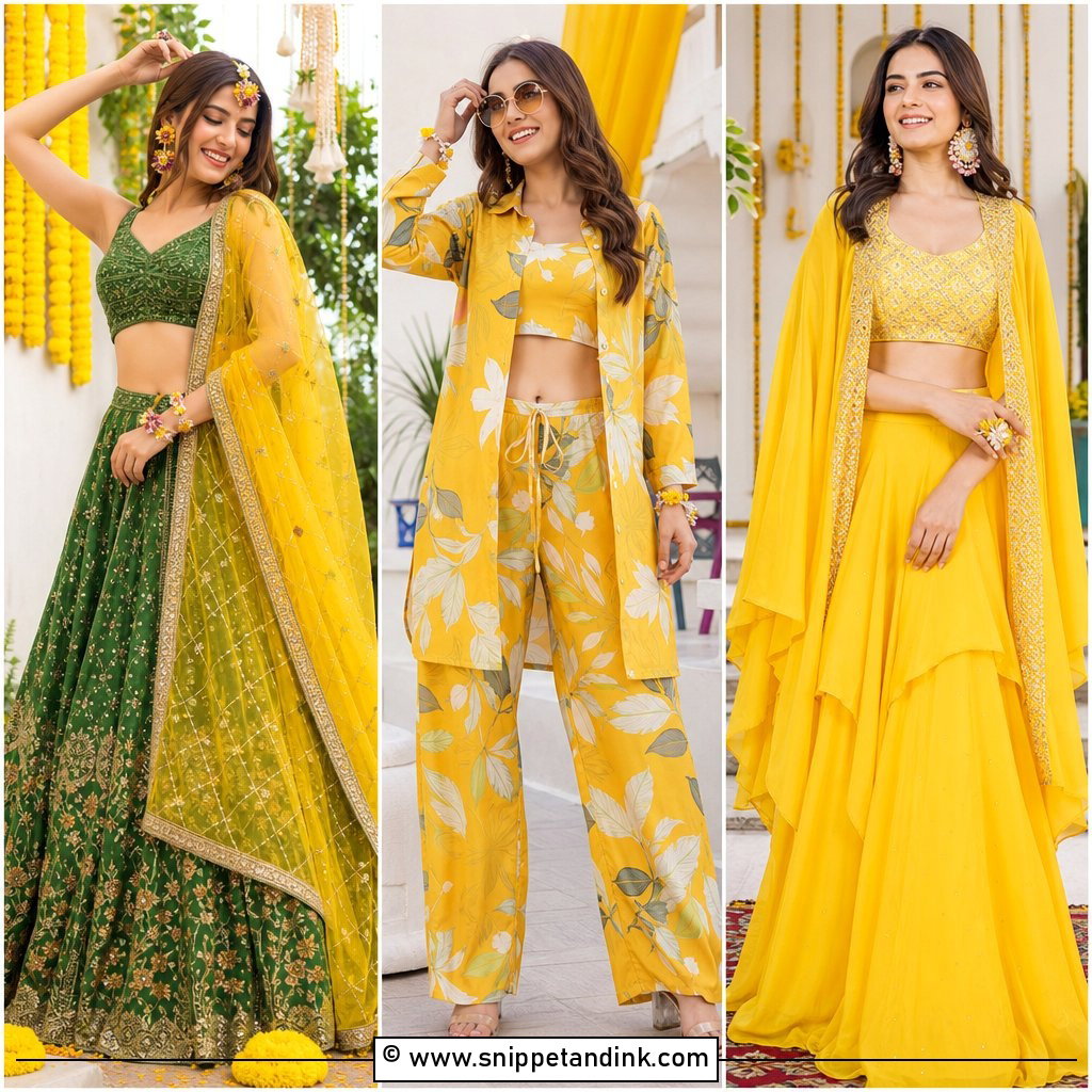 30 Indian Haldi Ceremony Outfit for Sister Ideas to Shine