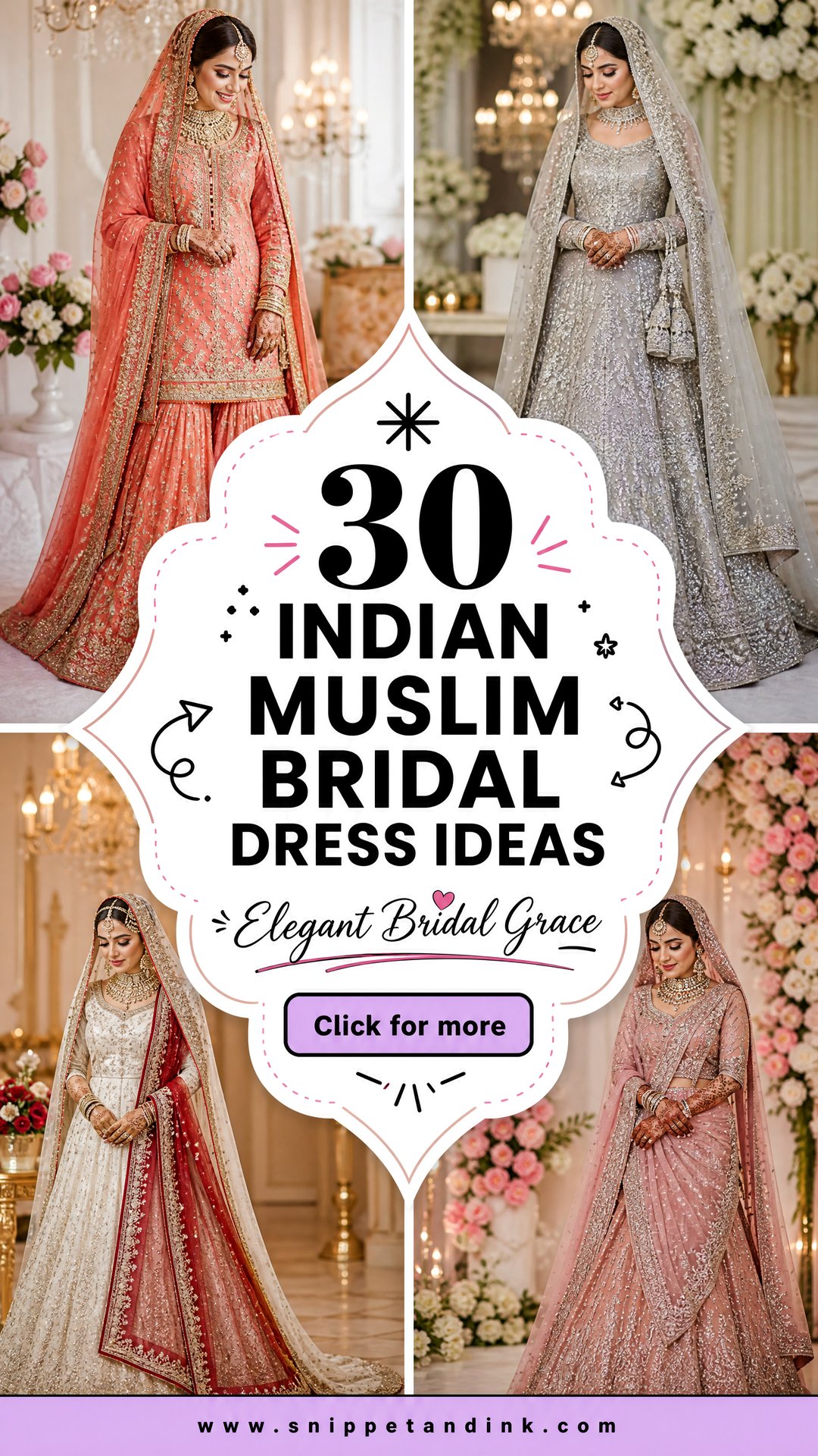 30 Indian Muslim Bridal Dress Ideas for Elegant Brides - 30 Indian Muslim Bridal Dress Ideas for Elegant Brides