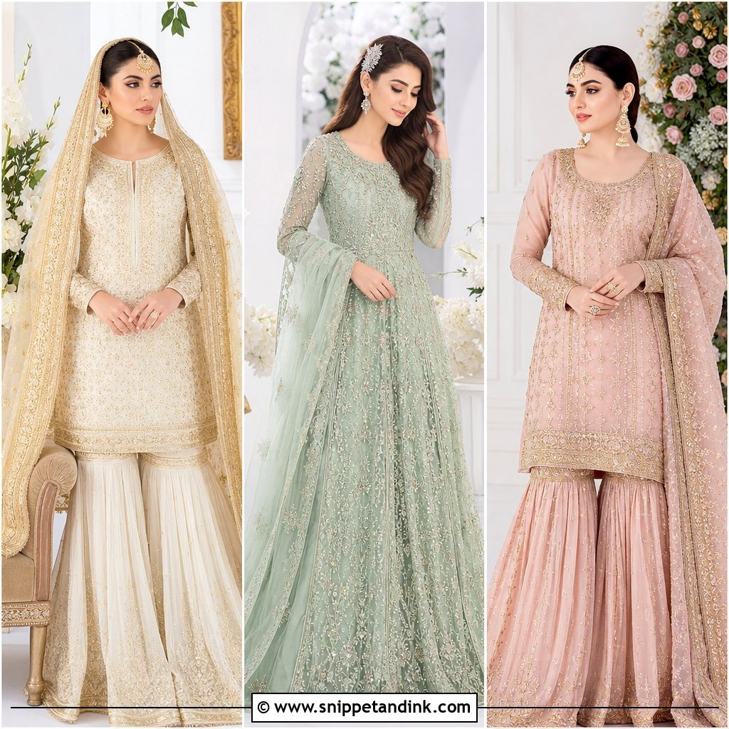 30 Indian Muslim Bridal Dress Ideas