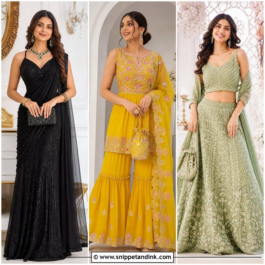 30 Indian Wedding Cocktail Dress Ideas
