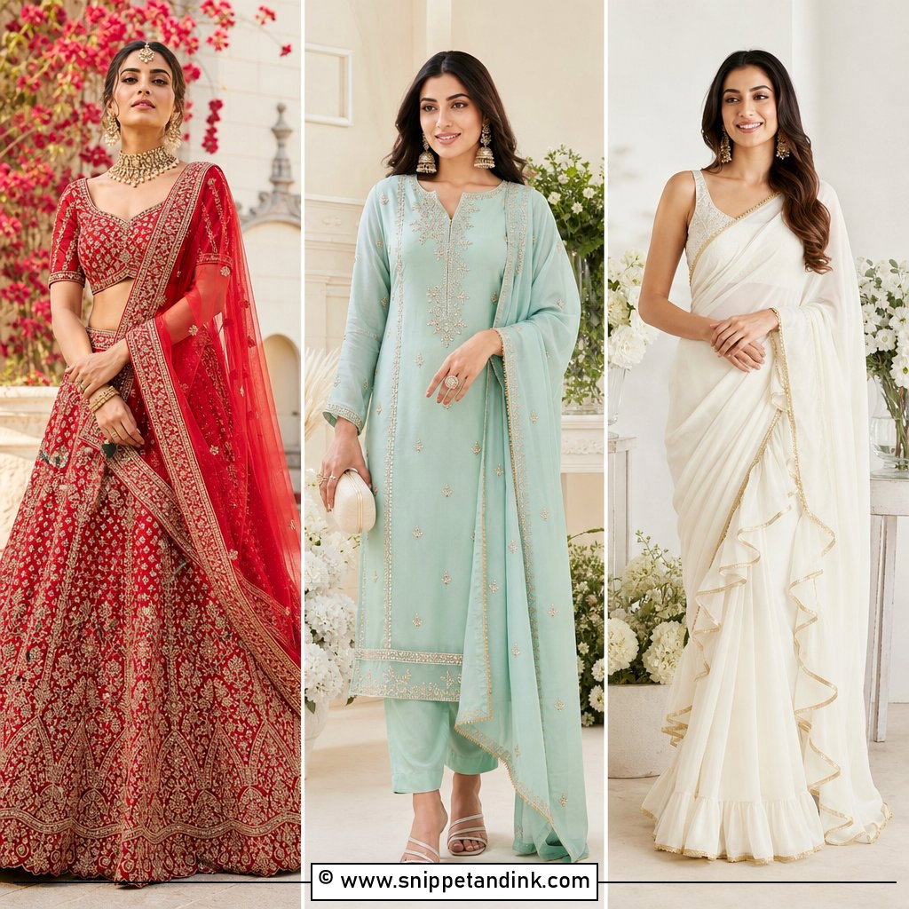 30 Indian Wedding Dresses for Stunning Bridal Inspiration