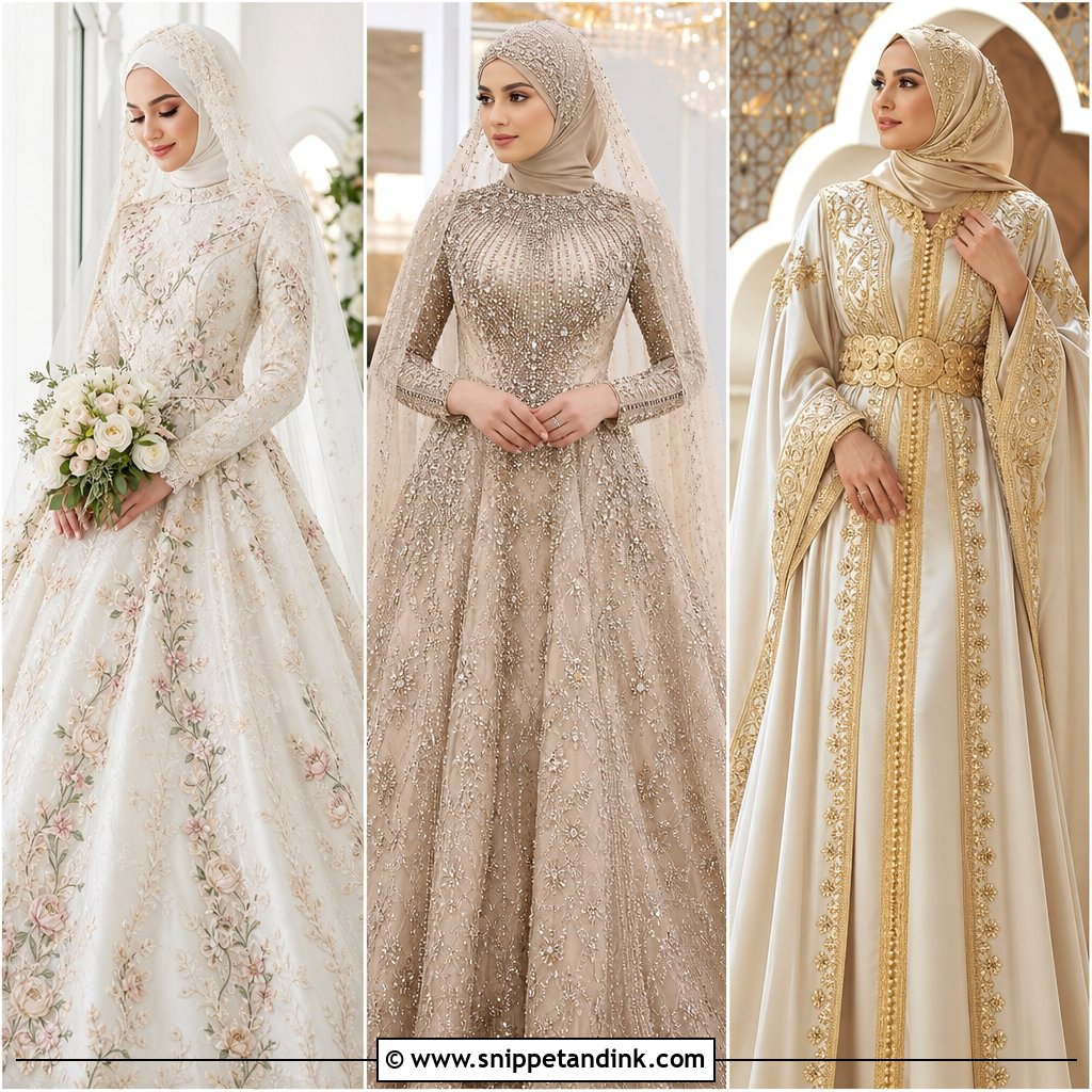 30 Islamic Wedding Dress Ideas