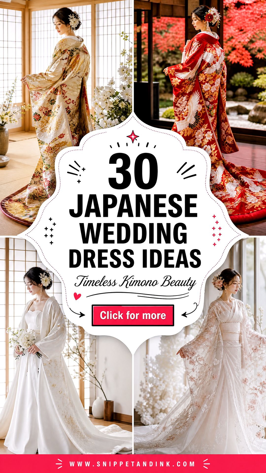 30 Japanese Wedding Dress Ideas for Timeless Beauty - 30 Japanese Wedding Dress Ideas for Timeless Beauty
