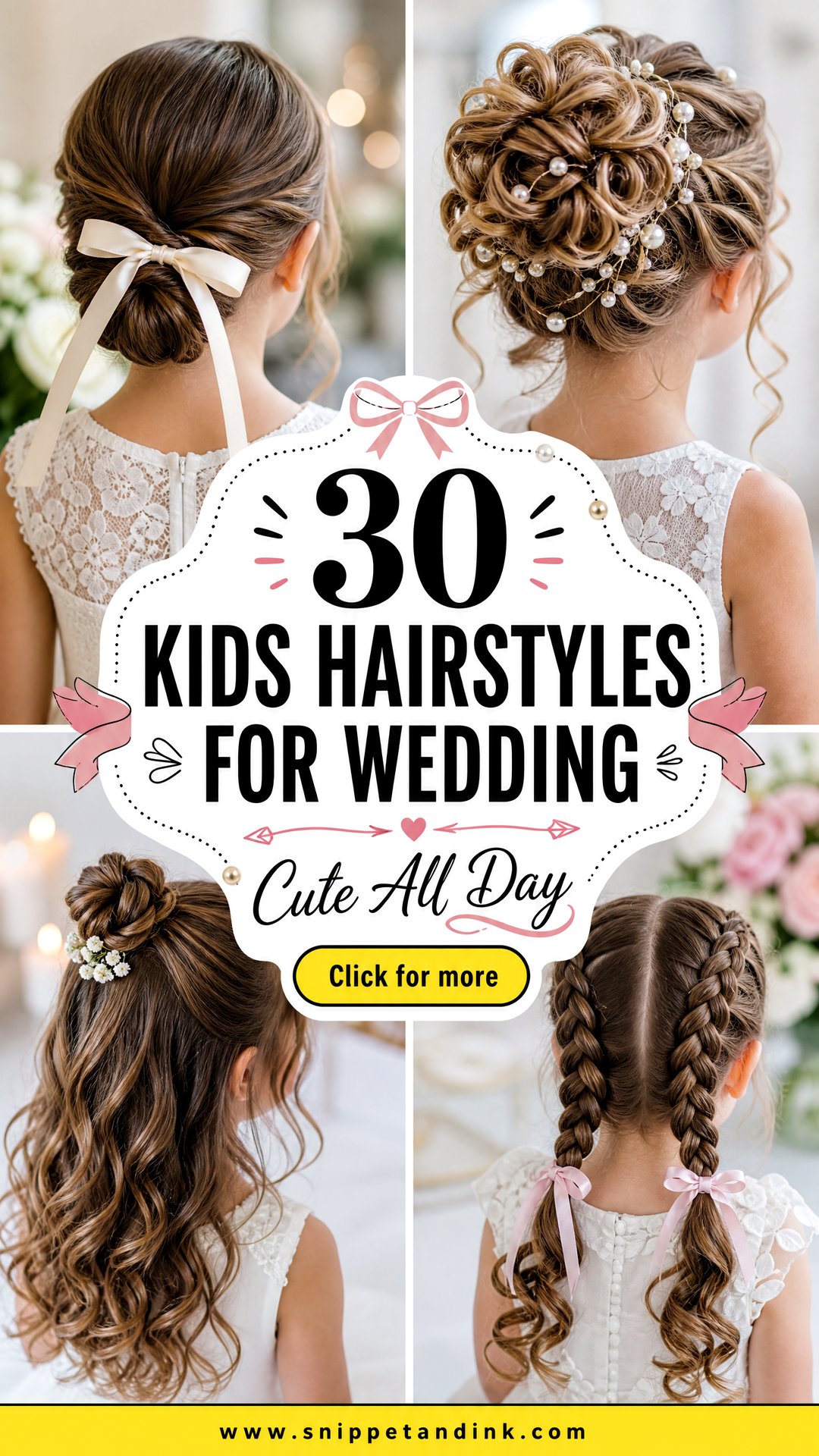 30 Kids Hairstyles for Wedding That Stay Cute All Day Long - 30 Kids Hairstyles for Wedding That Stay Cute All Day Long