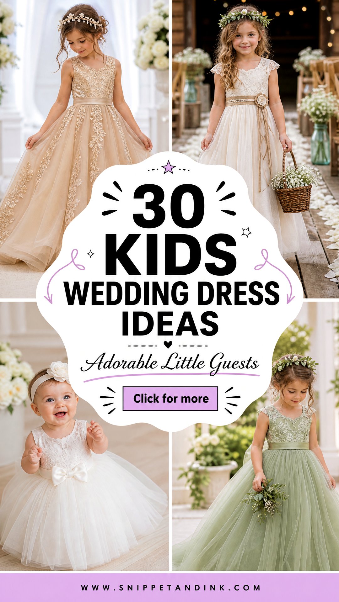 30 Kids Wedding Dress Ideas for Adorable Little Guests - 30 Kids Wedding Dress Ideas for Adorable Little Guests