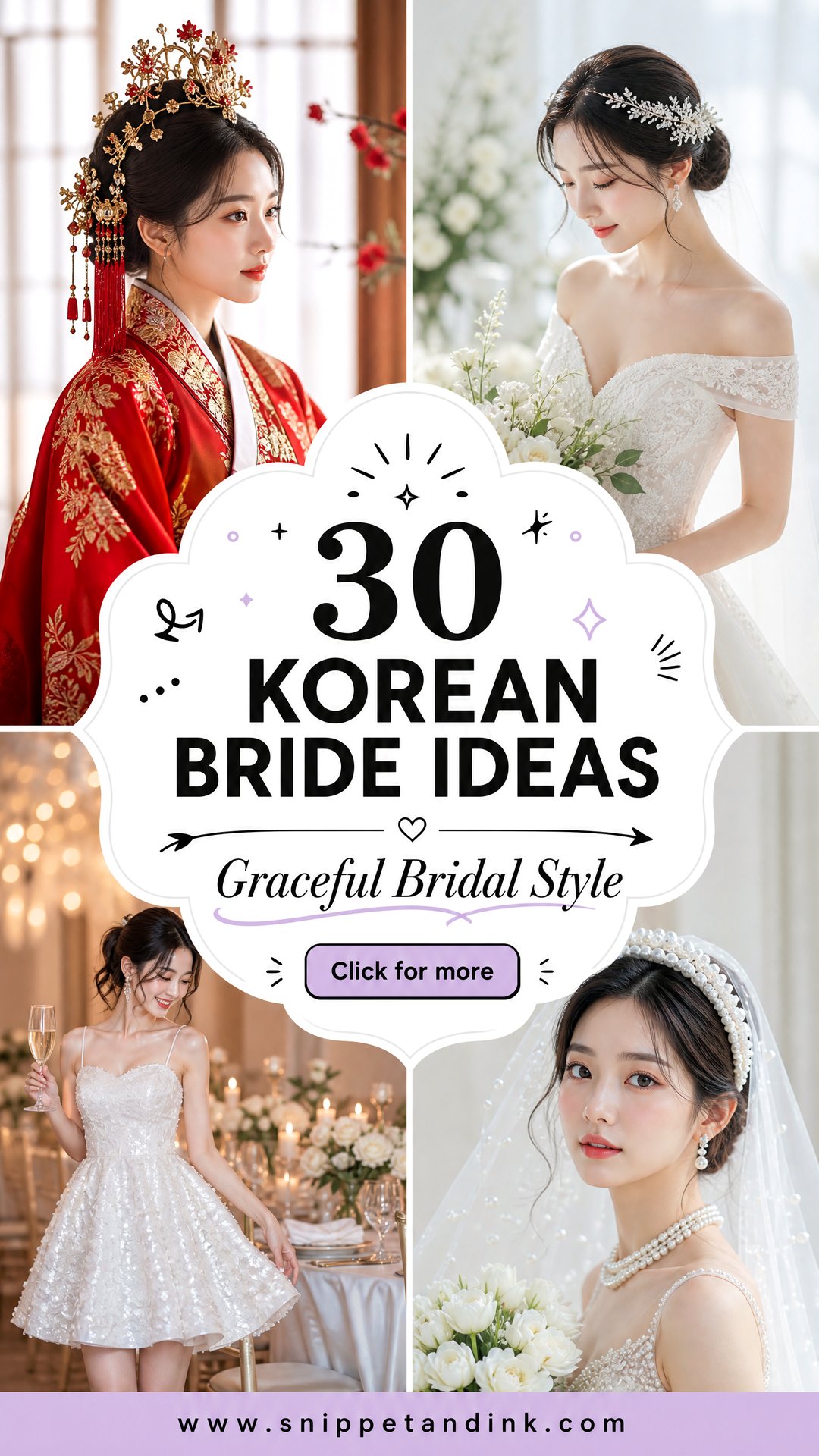 30 Korean Bride Ideas for a Graceful Wedding Look - 30 Korean Bride Ideas for a Graceful Wedding Look