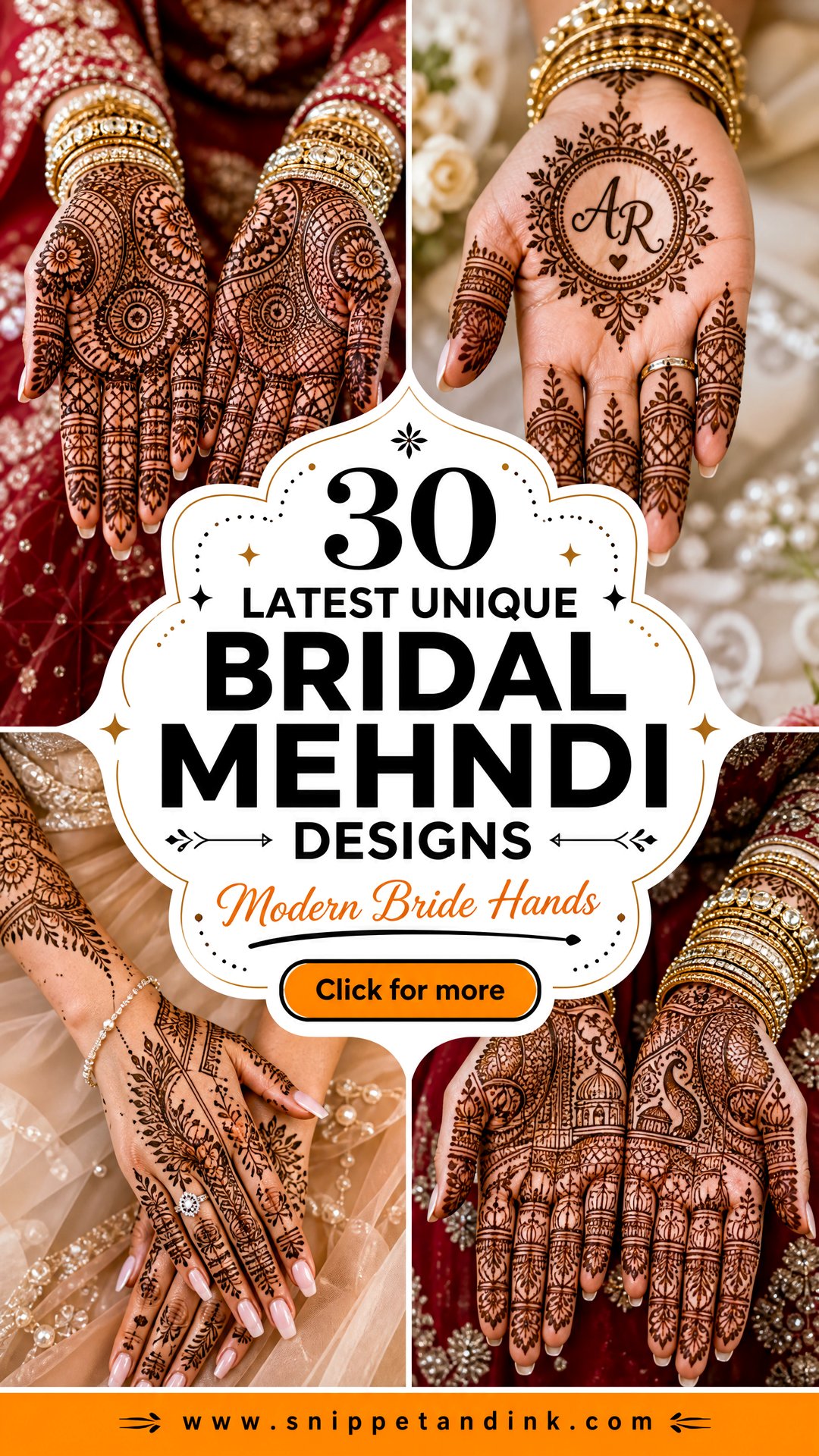30 Latest Unique Bridal Mehndi Designs for Modern Brides - 30 Latest Unique Bridal Mehndi Designs for Modern Brides