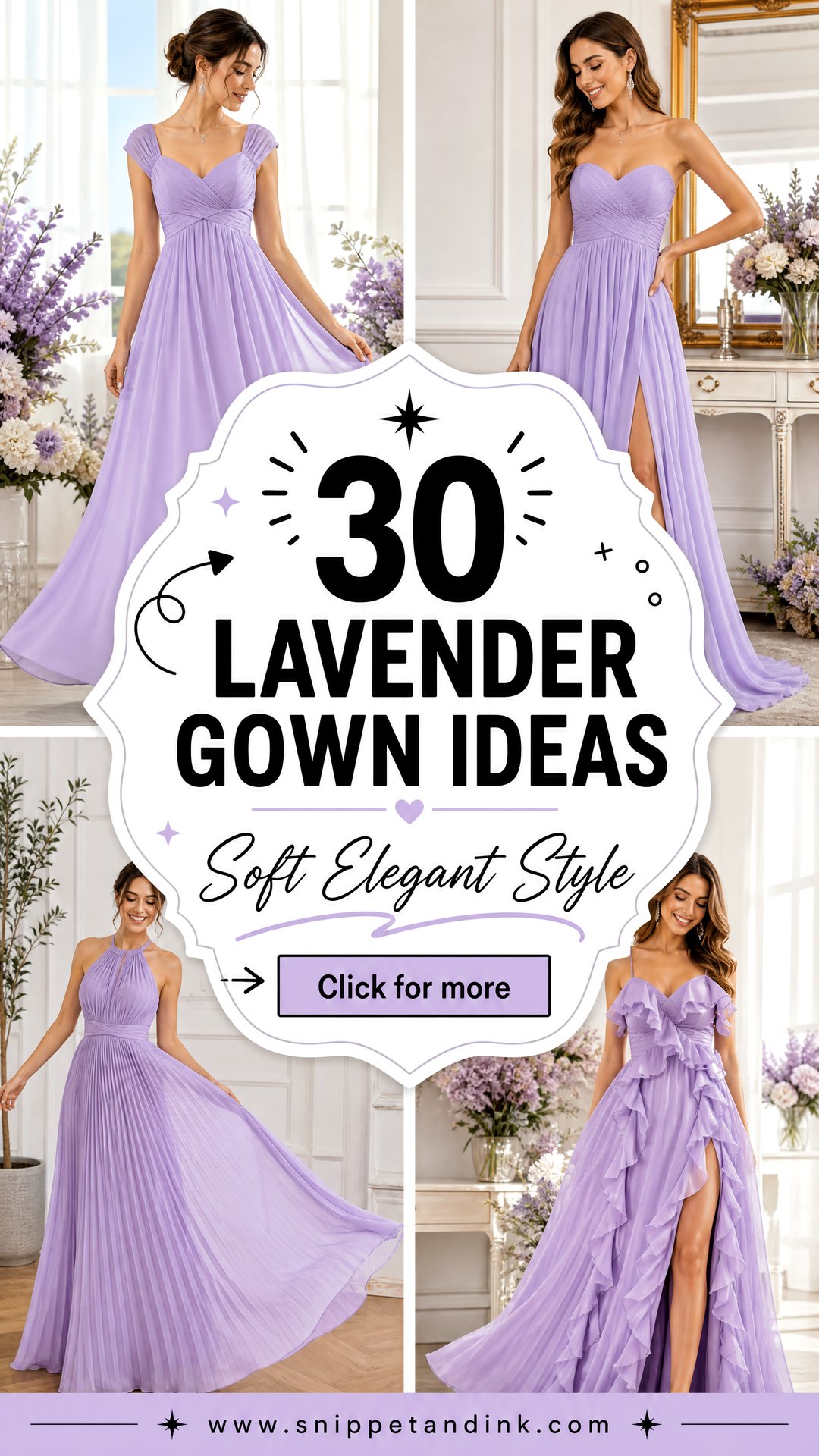 30 Lavender Gown Ideas for Soft Elegant Style - 30 Lavender Gown Ideas for Soft, Elegant Style