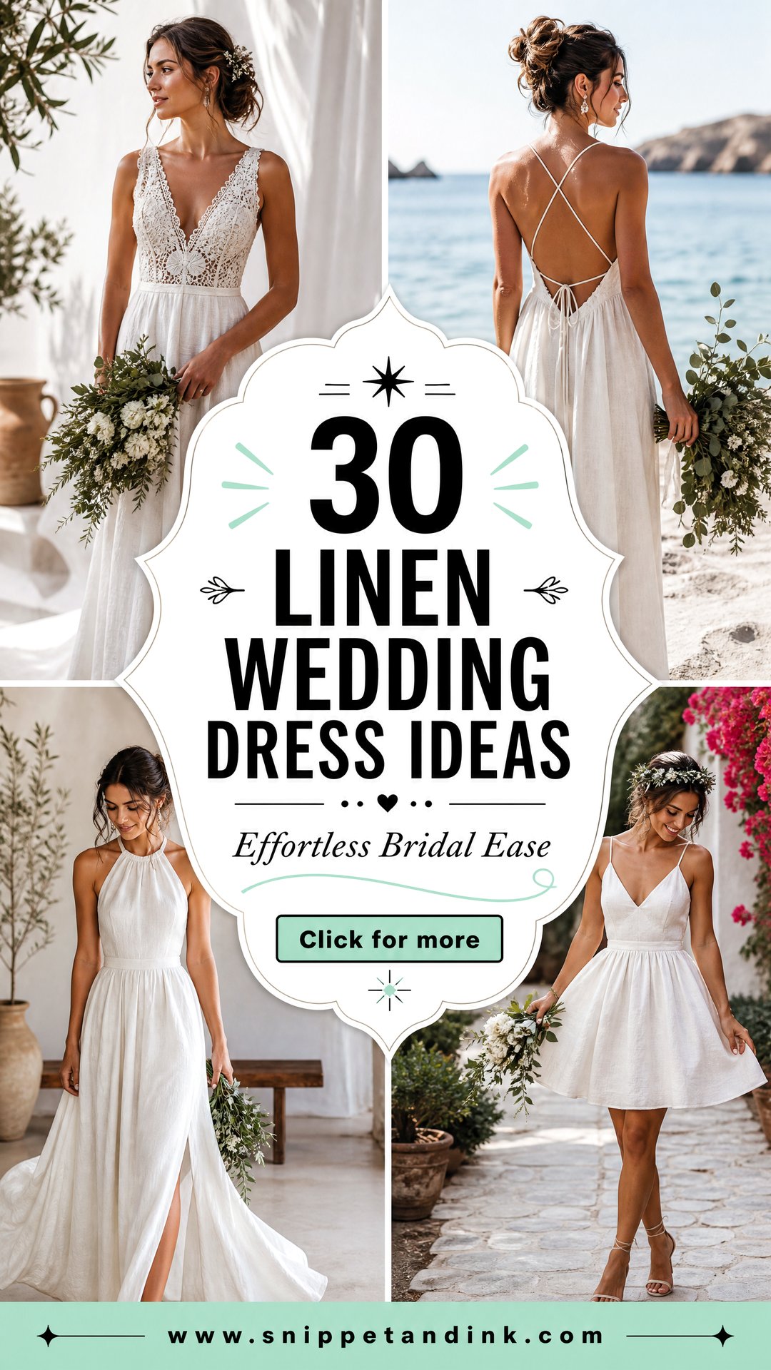 30 Linen Wedding Dress Ideas for Effortless Brides - 30 Linen Wedding Dress Ideas for Effortless Brides