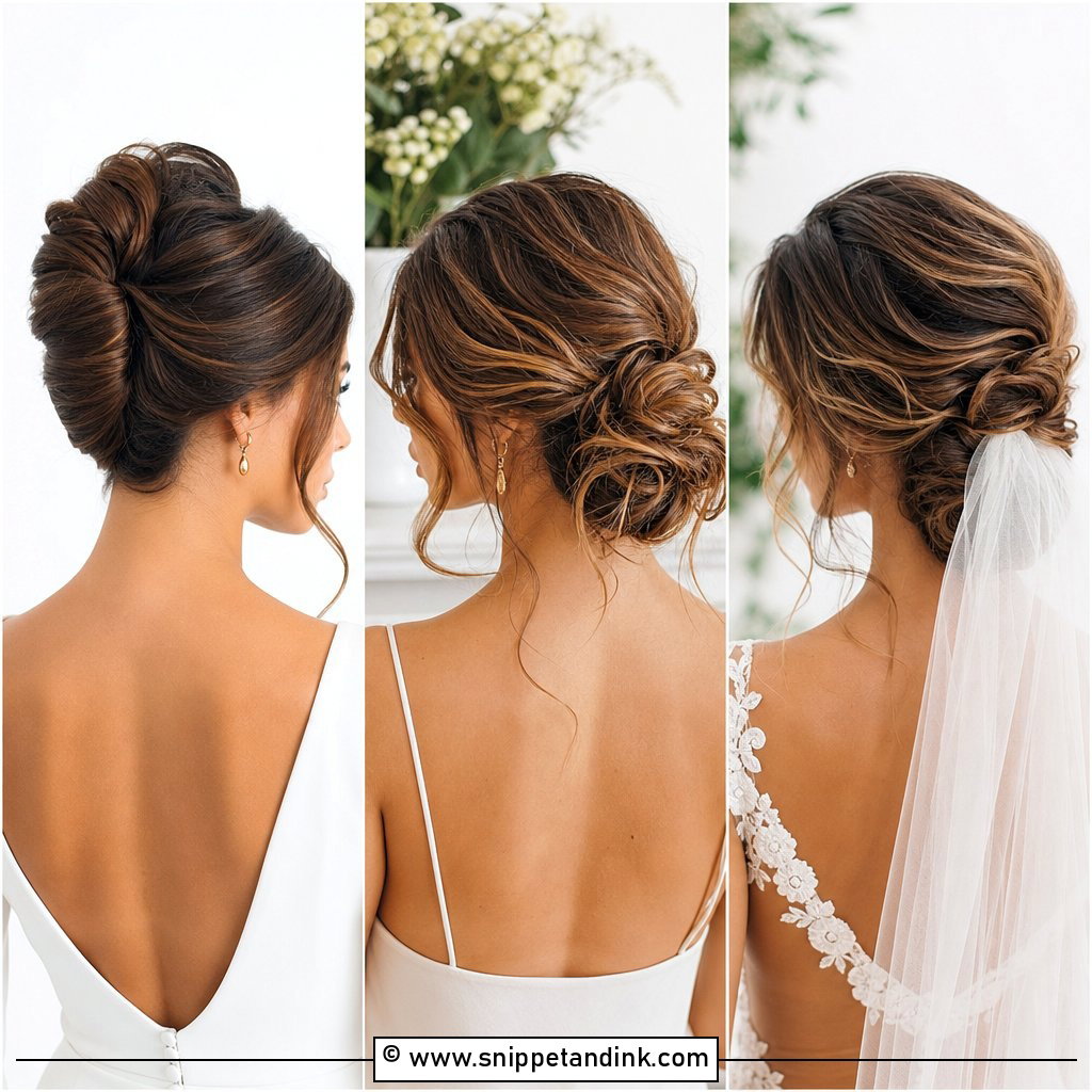 30 Loose Updo Wedding Ideas for Effortless Bridal Beauty