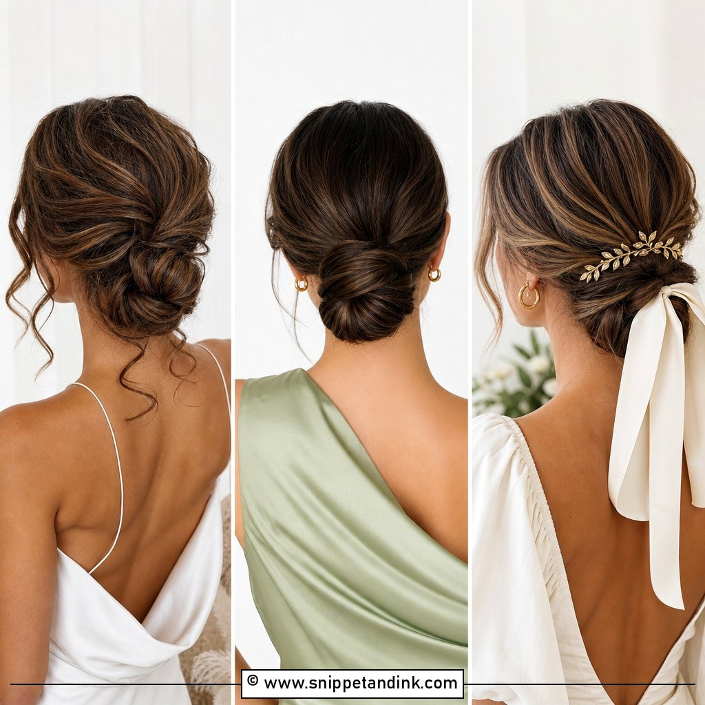 30 Low Bun Bridal Hair Ideas for Elegant Wedding Looks