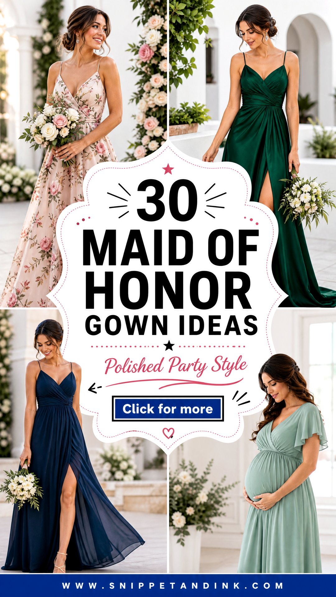30 Maid of Honor Gown Ideas for a Polished Wedding Party - 30 Maid of Honor Gown Ideas for a Polished Wedding Party