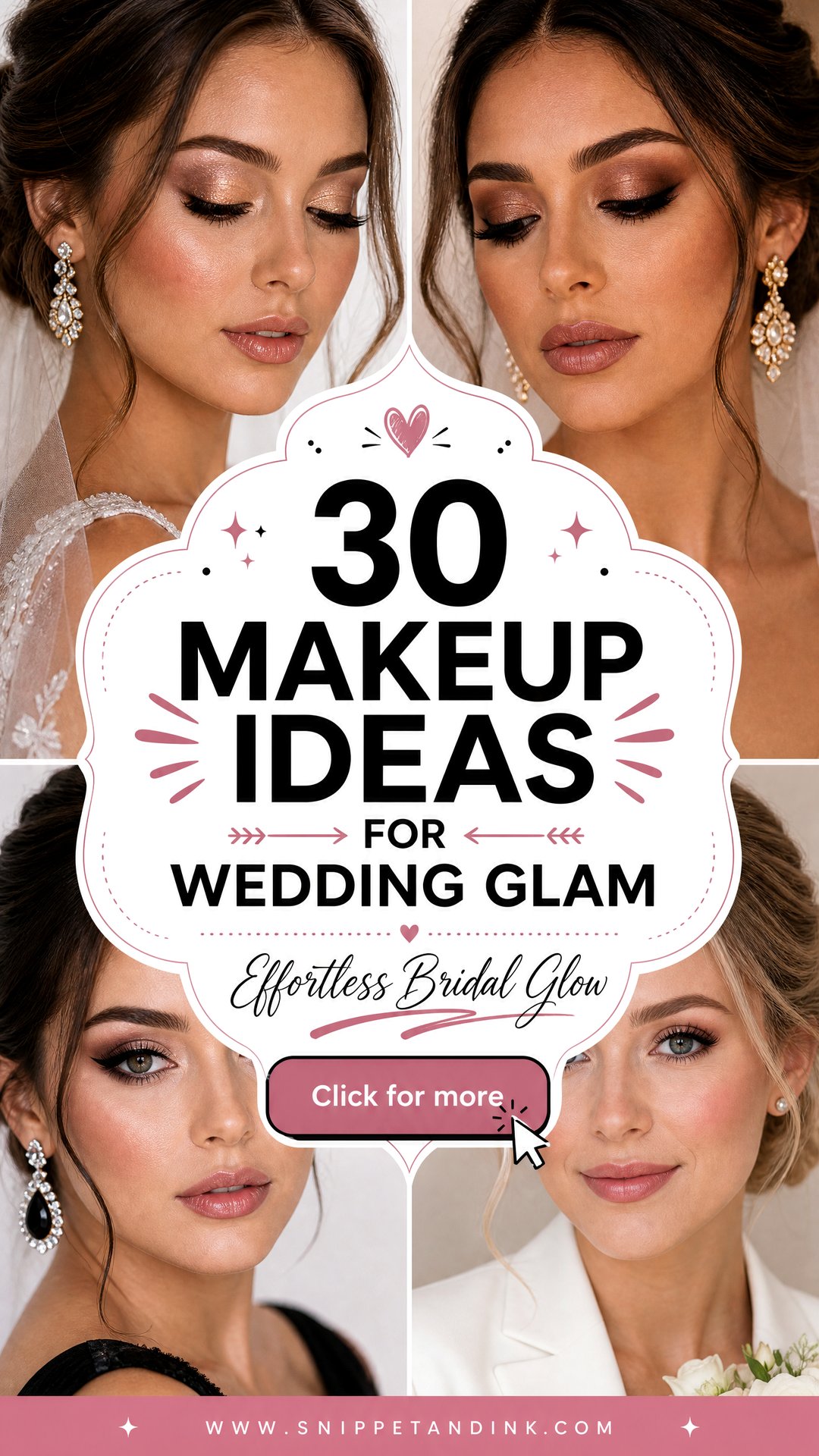 30 Makeup Ideas for Wedding Glam With Effortless Beauty - 30 Makeup Ideas for Wedding Glam With Effortless Beauty