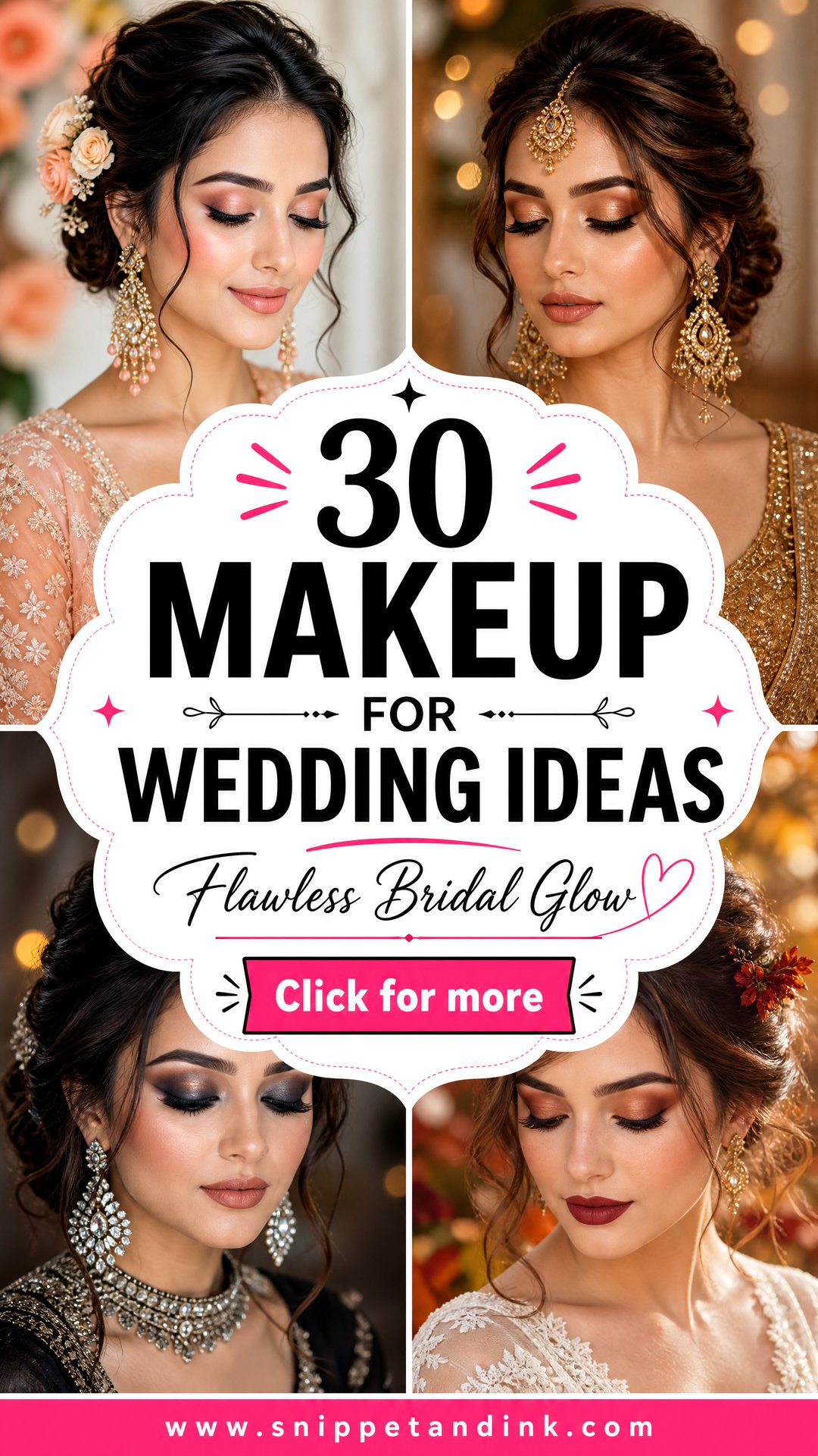 30 Makeup for Wedding Ideas for a Flawless Bridal Glow - 30 Makeup for Wedding Ideas for a Flawless Bridal Glow