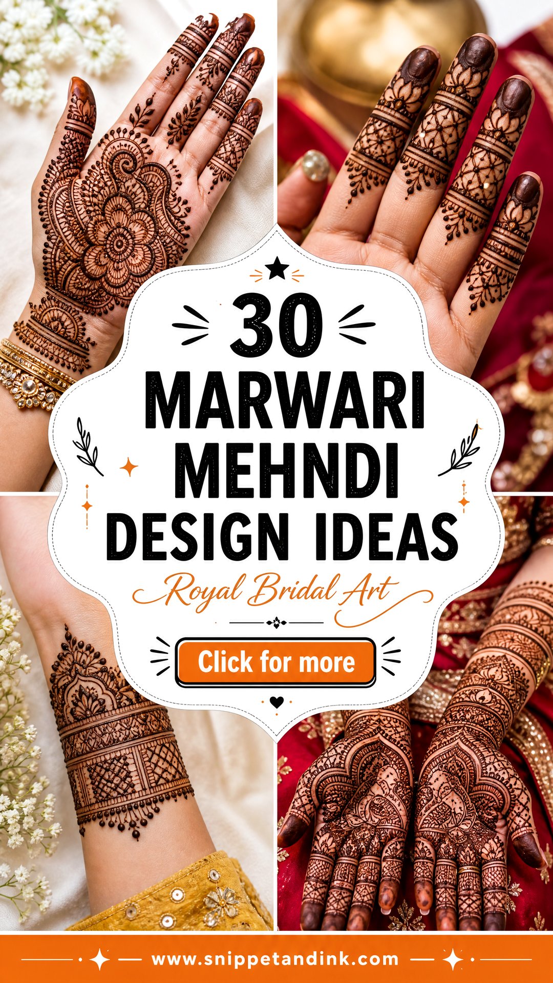 30 Marwari Mehndi Design Ideas for Royal Bridal Style - 30 Marwari Mehndi Design Ideas for Royal Bridal Style